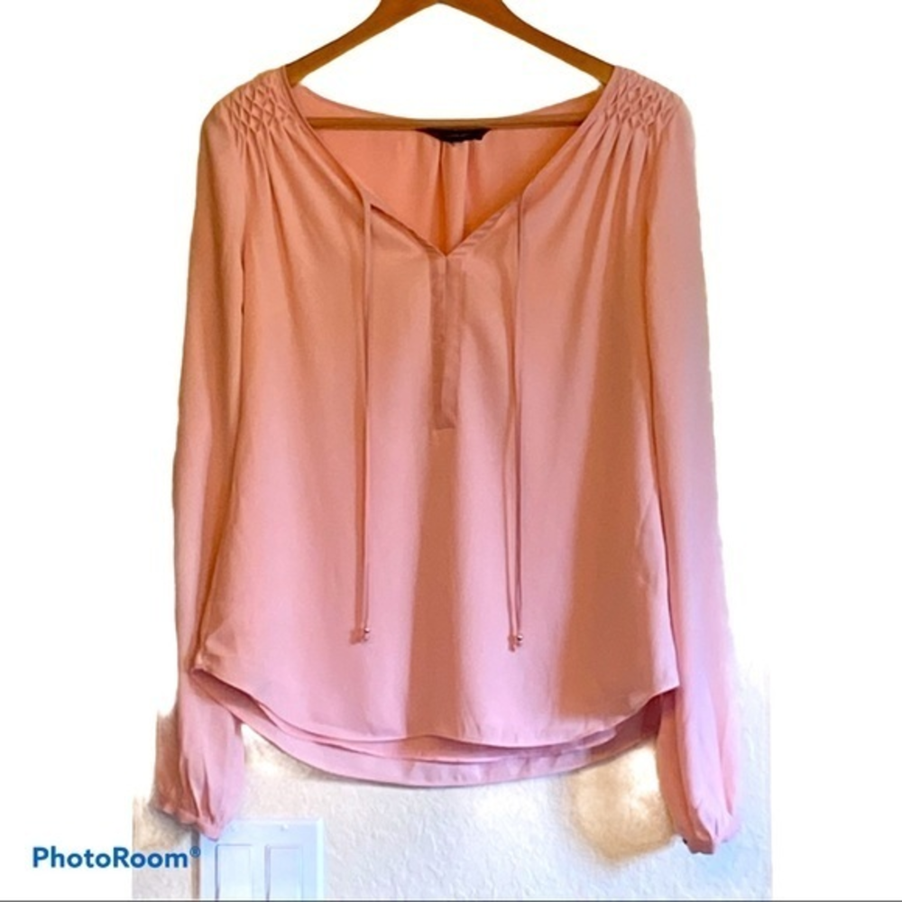 White House Black‎ Market Pink Blouse S